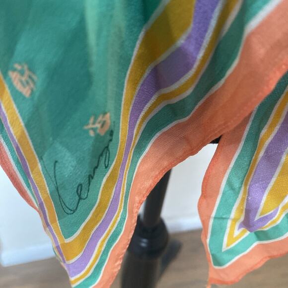 Kenzo 100% Silk Neck Scarf - Picture 5 of 6